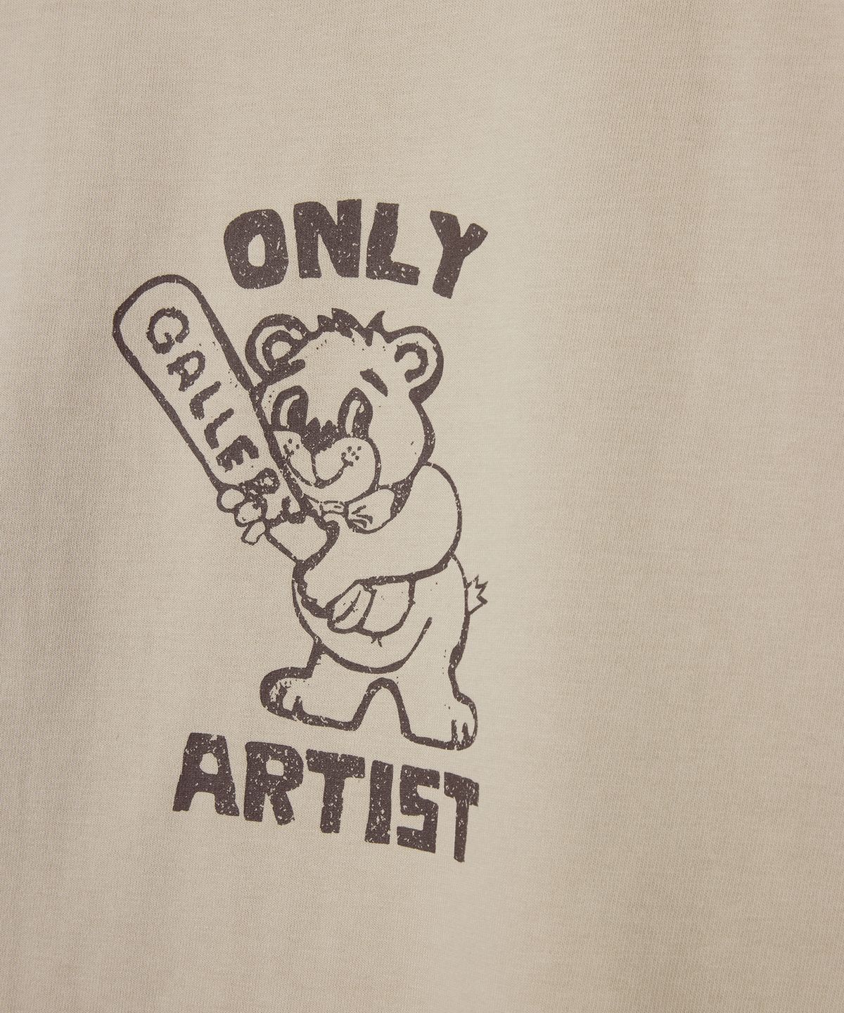 1011갤러리(1011 GALLERY) Only Artist T-Shirts - Sand