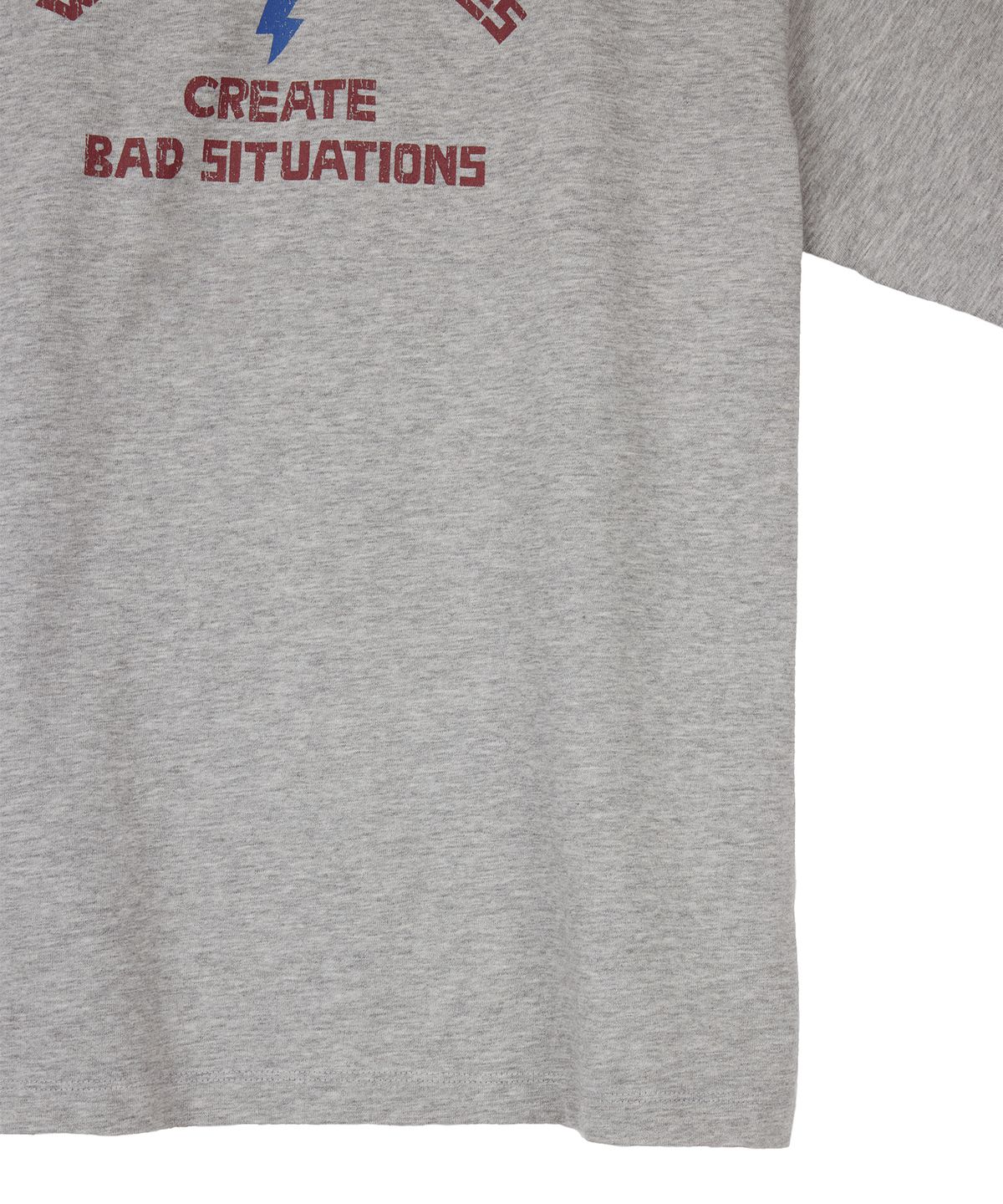 1011갤러리(1011 GALLERY) Weak Messages T-Shirts - Gray (Restock)