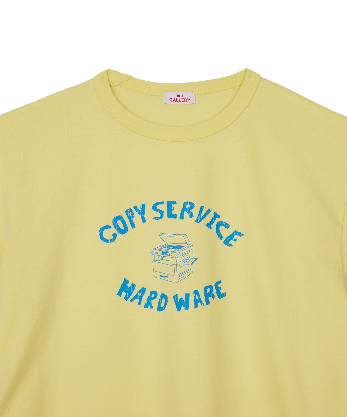1011갤러리(1011 GALLERY) Copy Service T-Shirts - Yellow