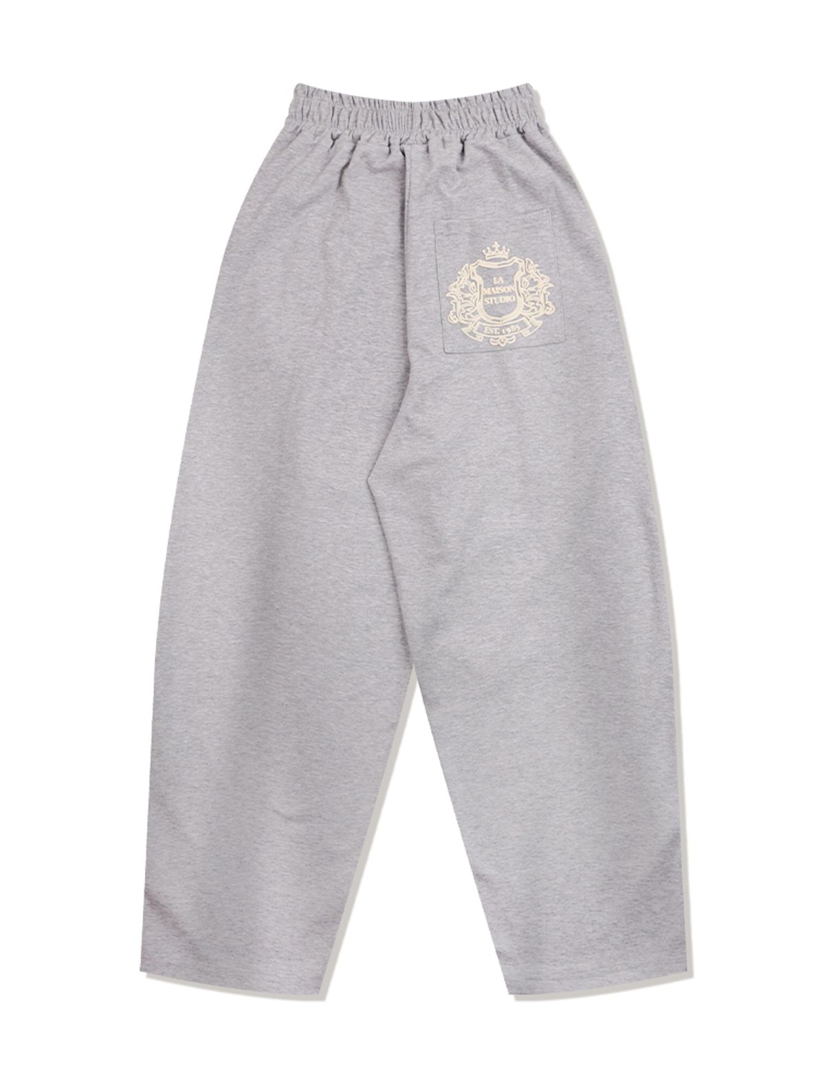 라 메종 스튜디오(LA MAISON STUDIO) SEVEN BALLOON PANTS MELANGRAY(FCG1PT695M)