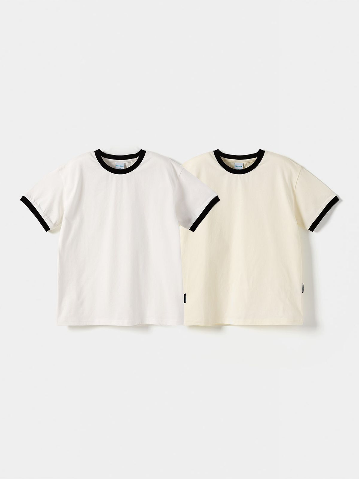 인디비주엘(INDIVIDUEL) 모스트 링거 반팔 티셔츠 - 2 COLOR