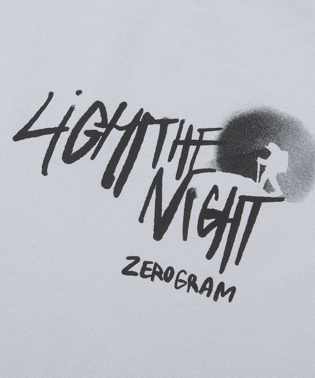 제로그램(ZEROGRAM) LIGHT THE NIGHT Espol 그래픽 반팔 티셔츠