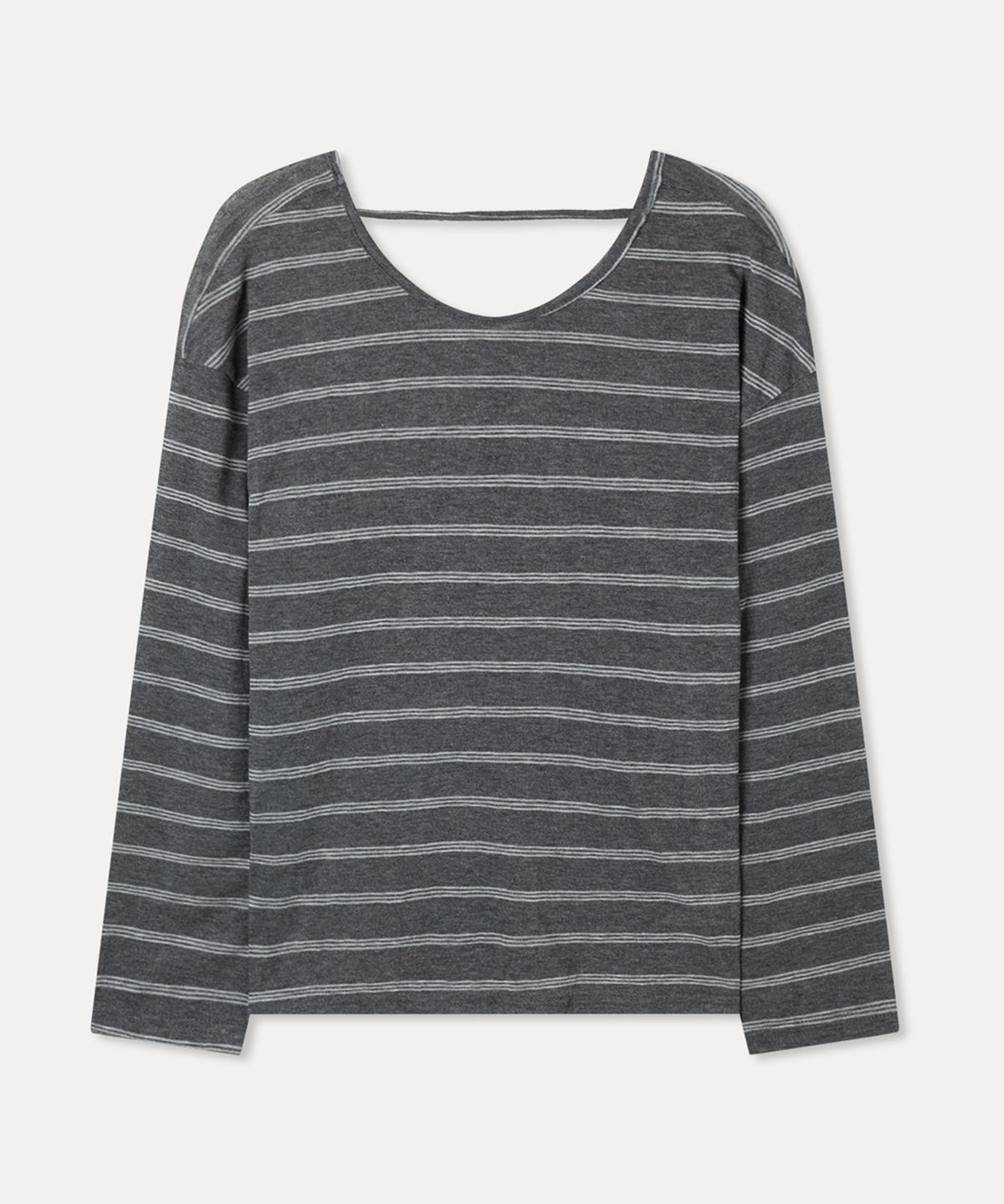 미쏘(MIXXO) 스트라이프 긴팔 티셔츠_MIWLWG46SS