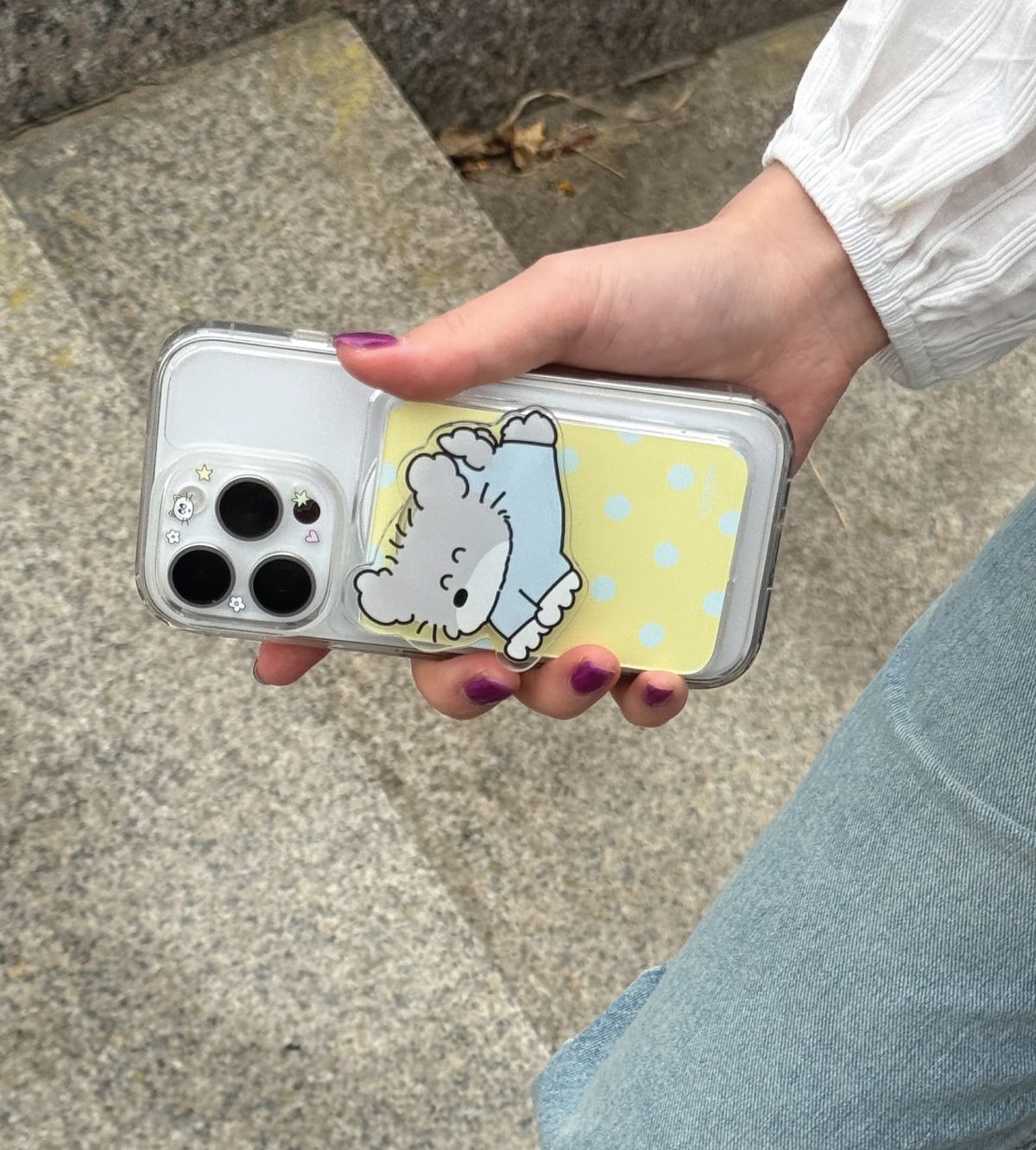 프랭키하우스(PRANKIEHOUSE) [조합가능]프랭키하우스 맥세이프 톡 + 일체형 카드 지갑(magsafe tok+card pocket)