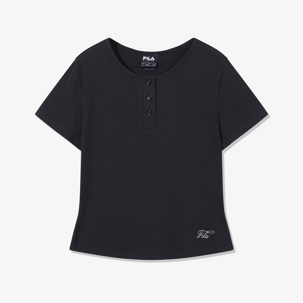 휠라(FILA) 여성 헨리넥 반팔티(FS262RS01F019006)