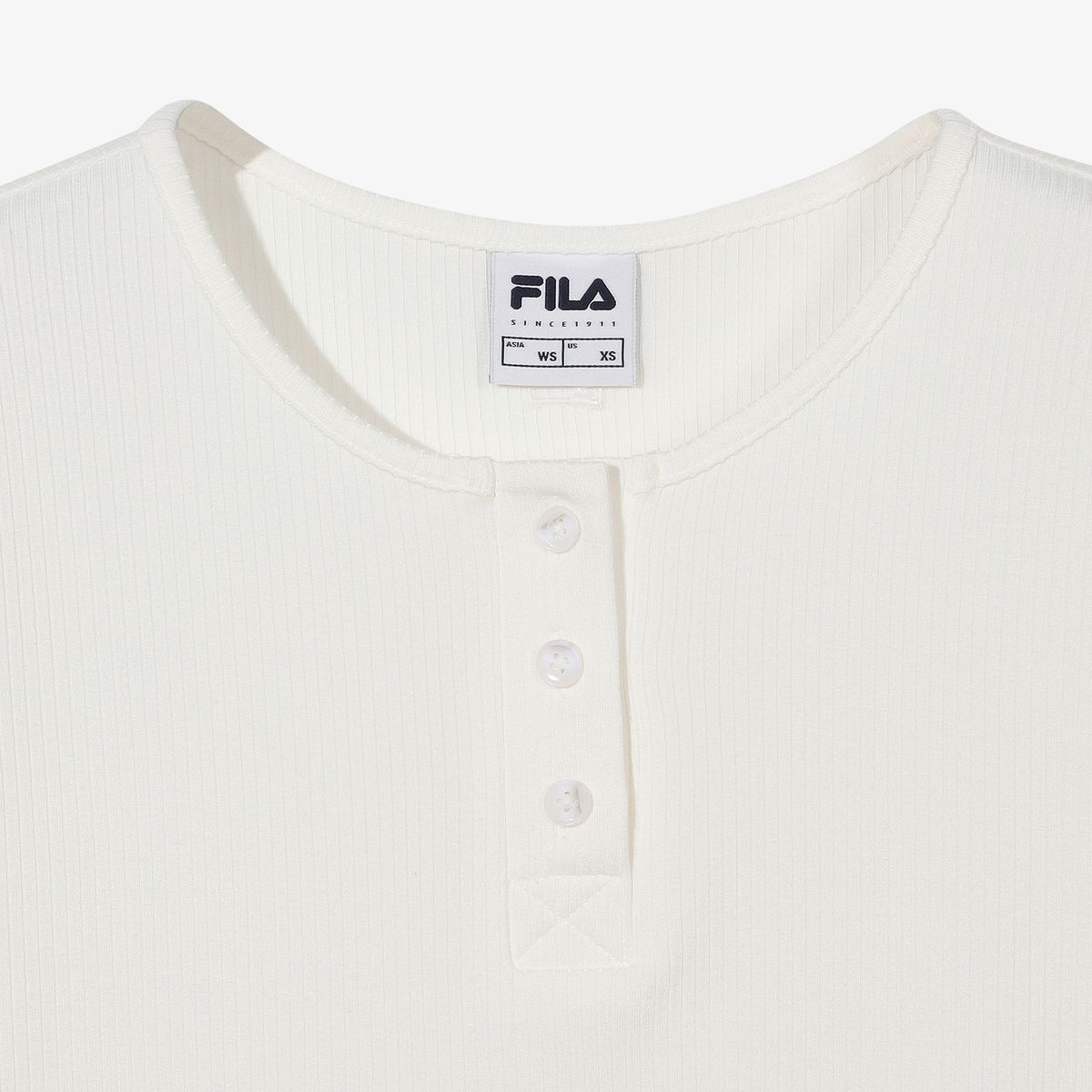 휠라(FILA) 여성 헨리넥 반팔티(FS262RS01F019175)