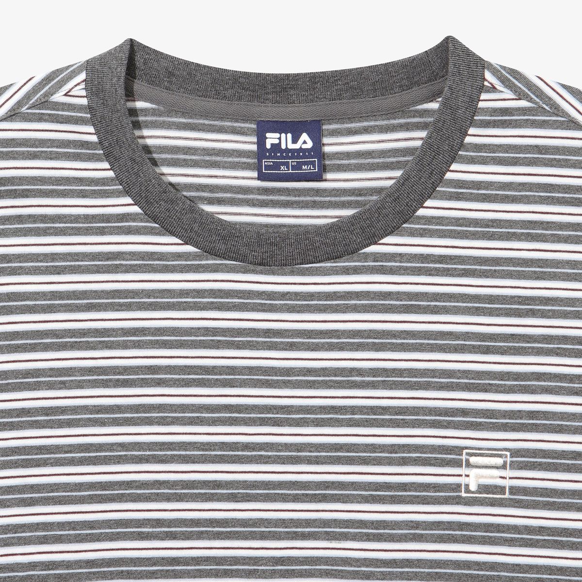 휠라(FILA) 스트라이프 반팔티(FS262RS01X006006)