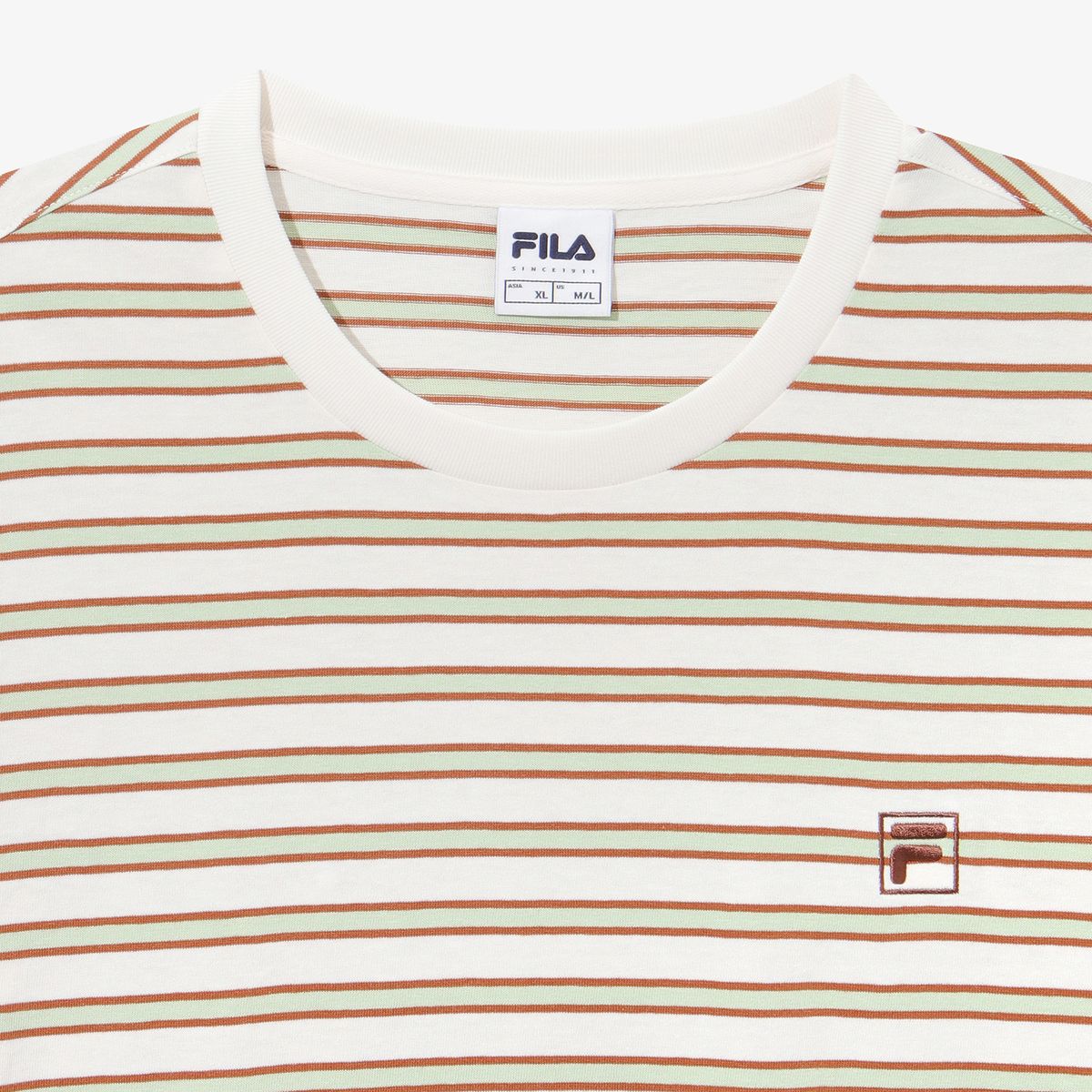 휠라(FILA) 스트라이프 반팔티(FS262RS01X006175)