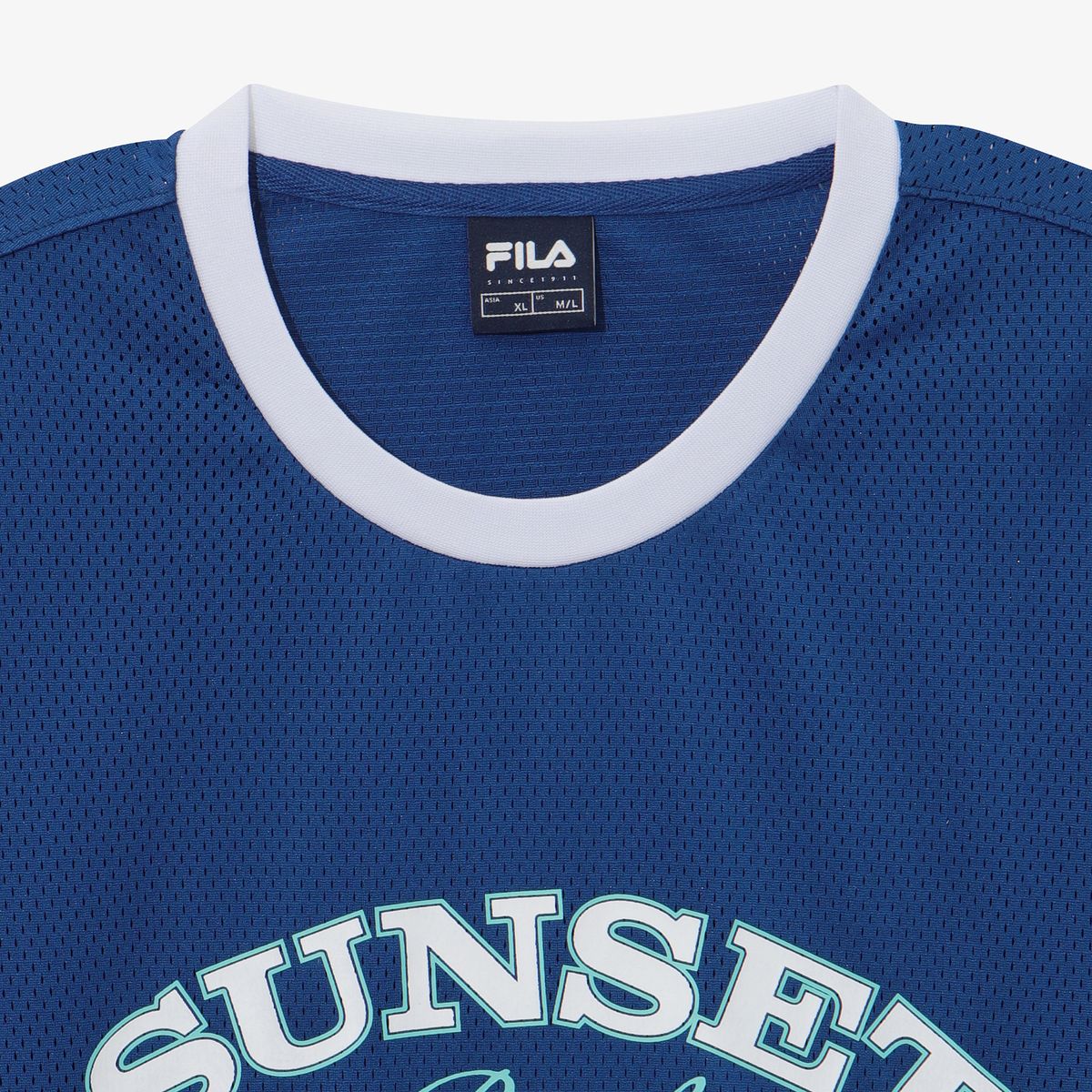 휠라(FILA) 메쉬 그래픽 반팔티(FS262RS01X031456)
