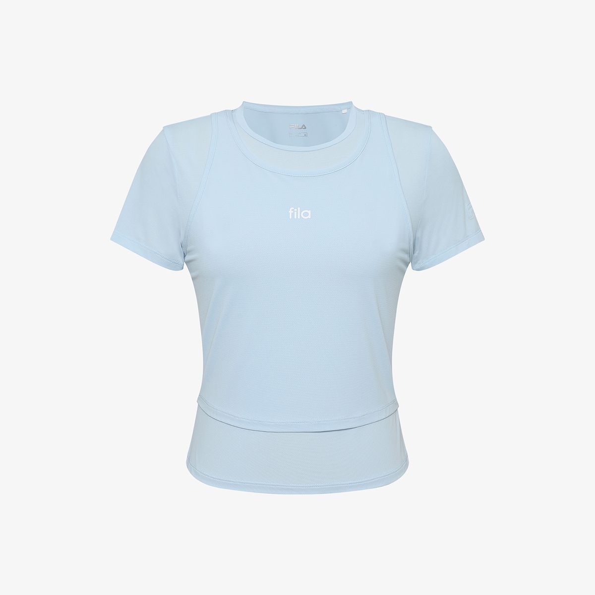 휠라(FILA) 여성 Coldwave+ 레이어드 반팔티(FS262RS02F003442)