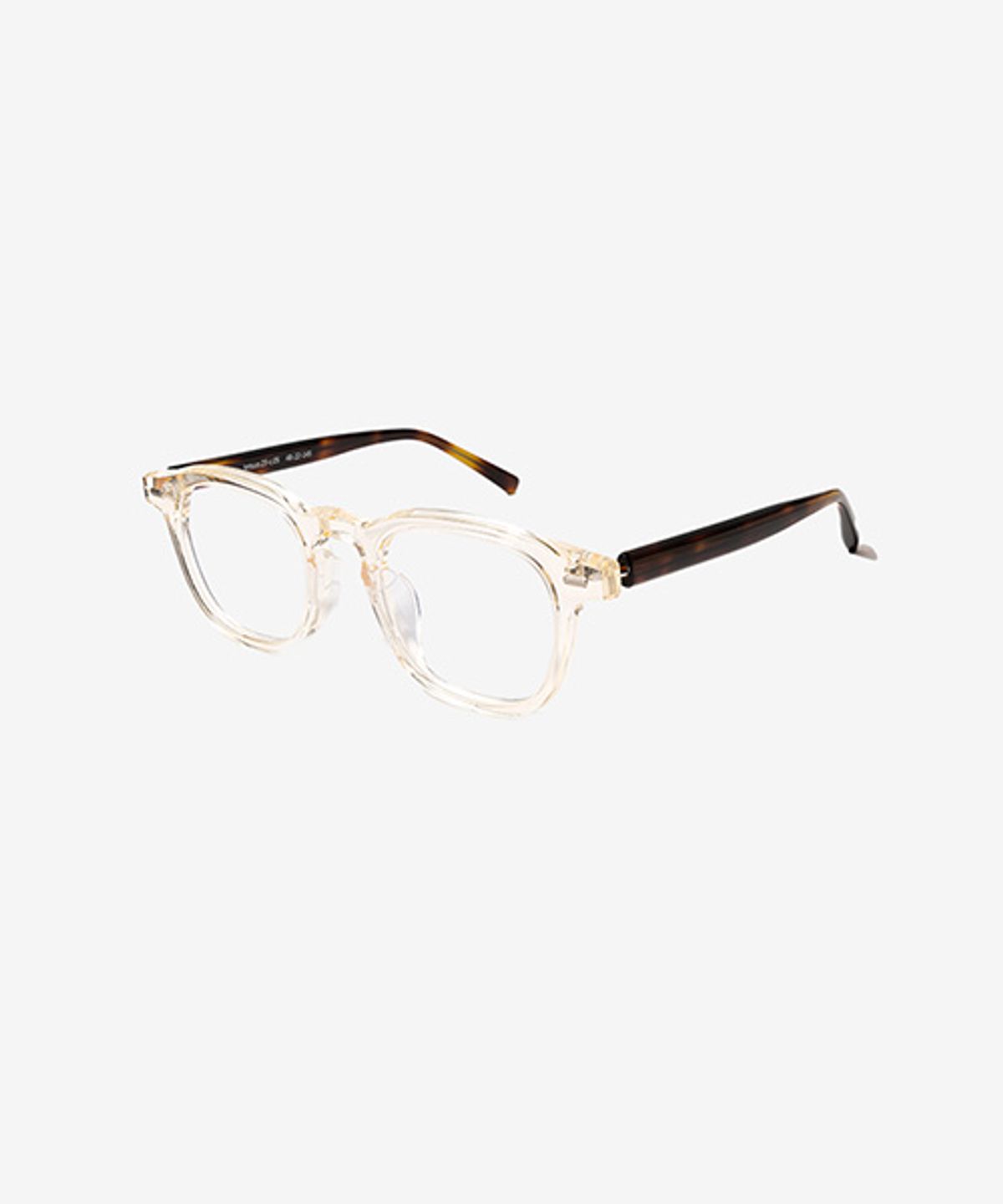 테츠오 아이웨어(TETSUO EYEWEAR) tetsuo23 안경테 C5 CRYSTAL&TORTOISE