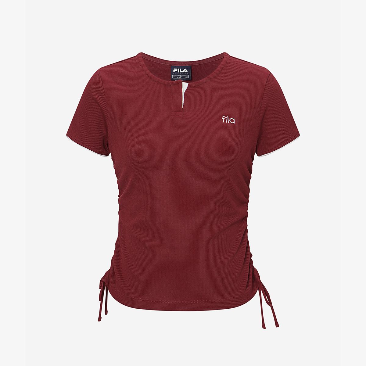 휠라(FILA) 여성 와플 트레이닝 셔링 반팔티(FS262RS02F009626)