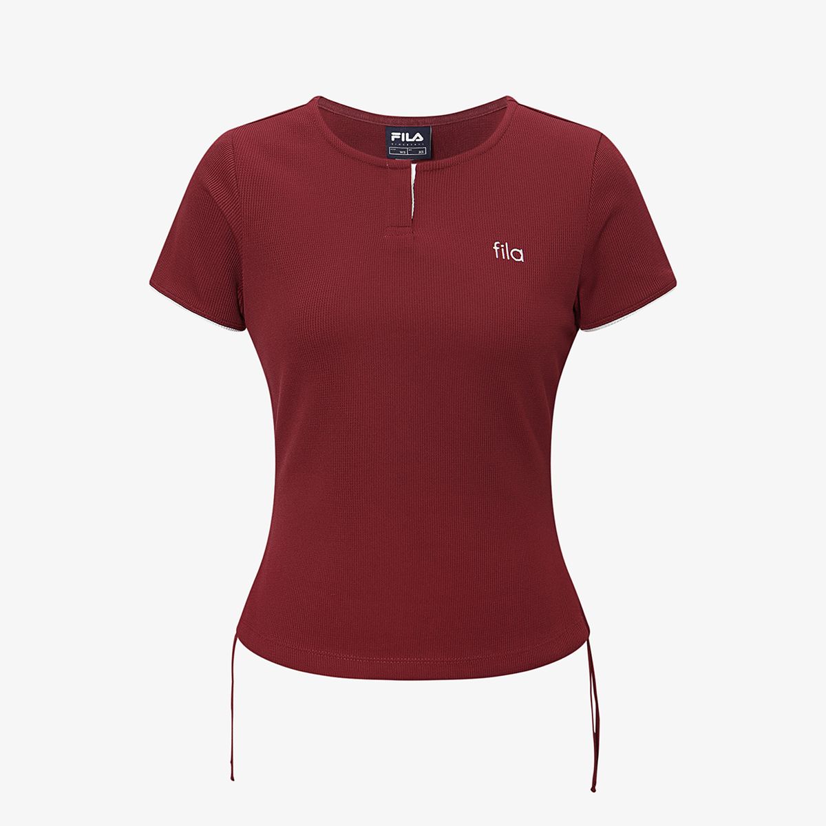 휠라(FILA) 여성 와플 트레이닝 셔링 반팔티(FS262RS02F009626)