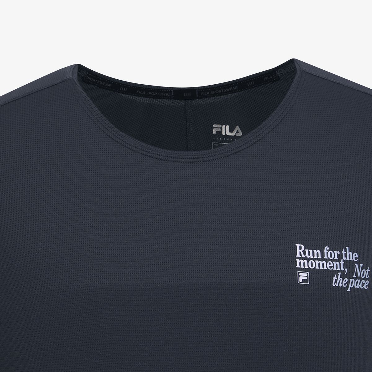 휠라(FILA) Drywave 러닝 그래픽 반팔티(FS262RS02X010006)