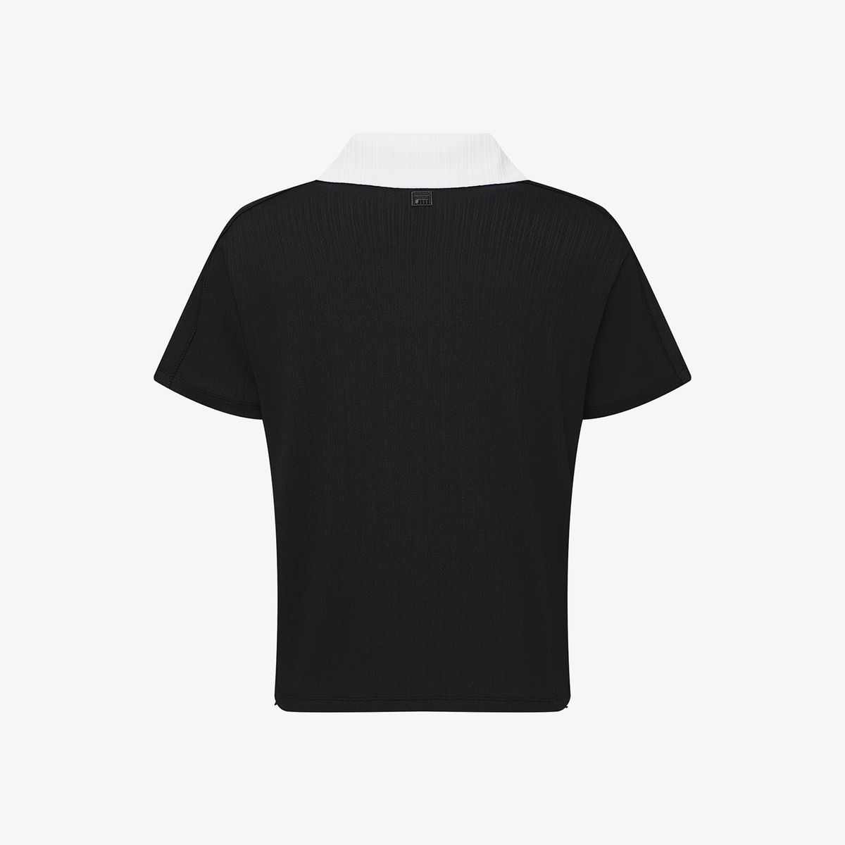 휠라(FILA) 여성 골지 트레이닝 카라 반팔티(FS262TS02F001001)