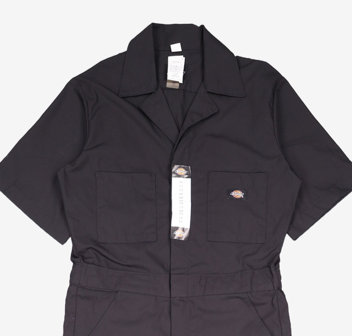 디키즈(DICKIES) SS 포플린 커버롤 블랙 SR