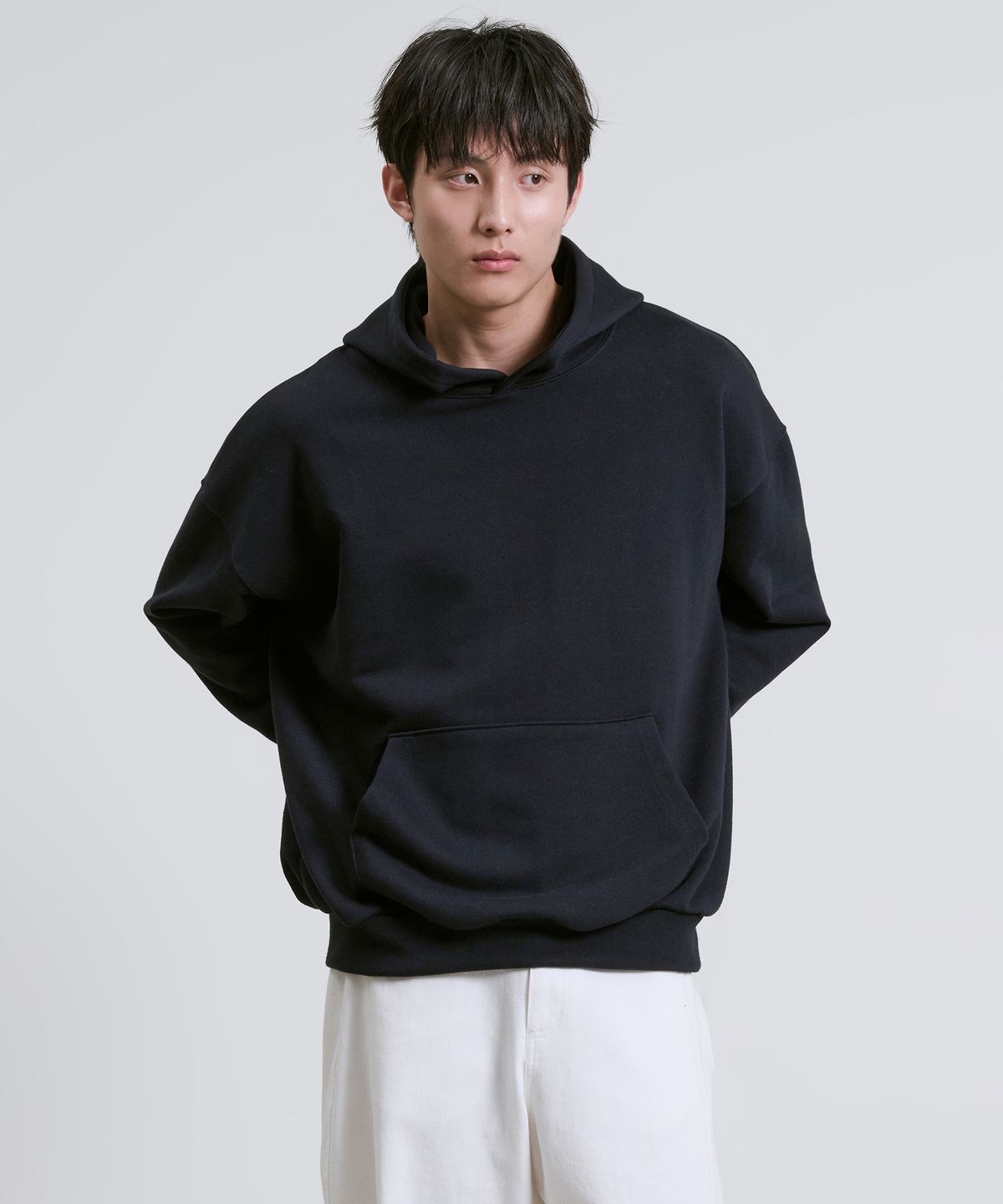 오우사(OWSA) 베이직 무지 후드 스웻 셔츠 6color
