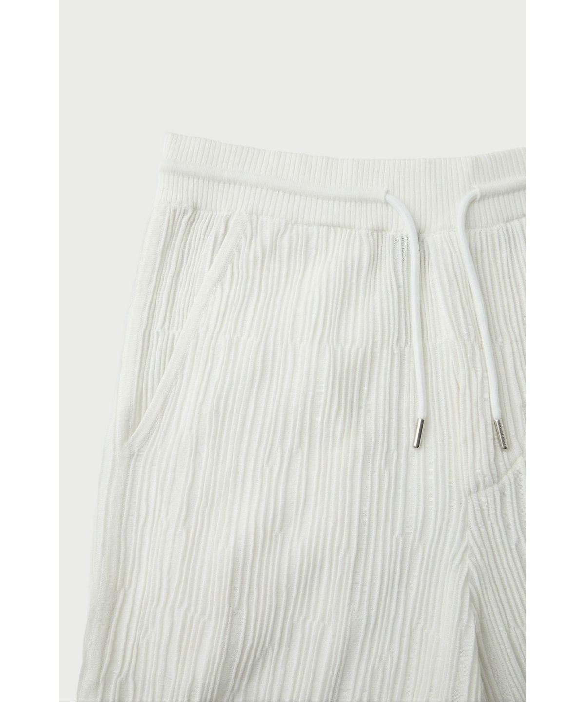 이로(IRO) MPLEATS 니트 플리츠 쇼츠 IQPOM26705WHX