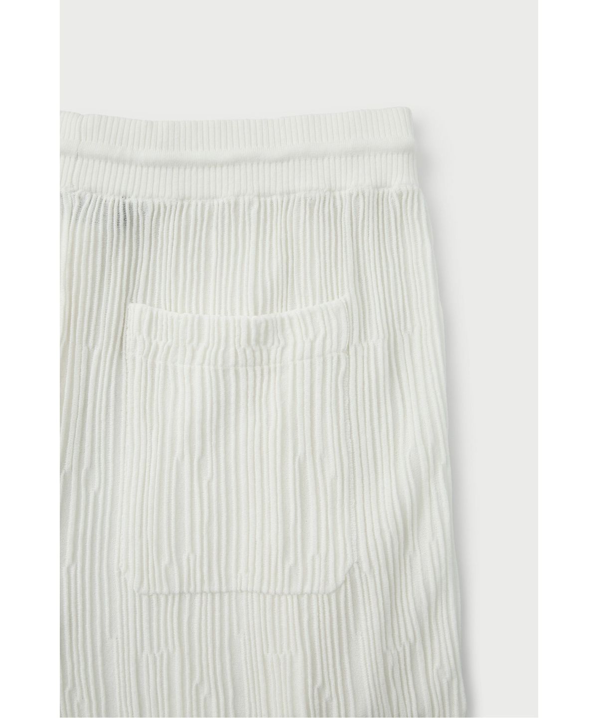이로(IRO) MPLEATS 니트 플리츠 쇼츠 IQPOM26705WHX