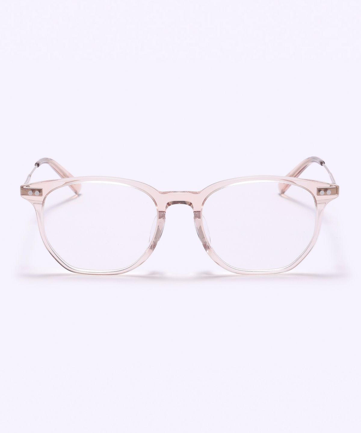 알로아이웨어(ALO EYEWEAR) [SILVERBITE] SBG9602 1614G 오버실루엣 초경량 콤비 스퀘어 라이트브라운/골드 안경테 블루라이트 렌즈 선택
