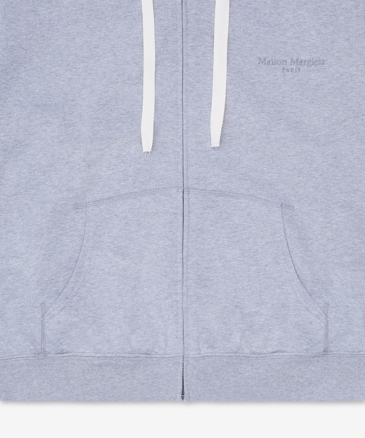 메종 마르지엘라(MAISON MARGIELA) 드로스트링 집업 후드 - 그레이 / S67HG0024S25505858M
