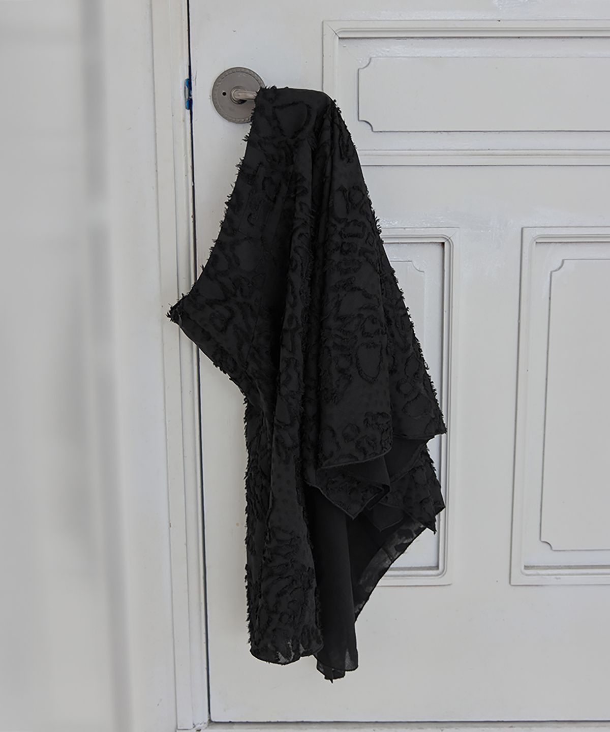 런던다다(LONDONDADA) Soft Fringe Midi Skirt, BLACK