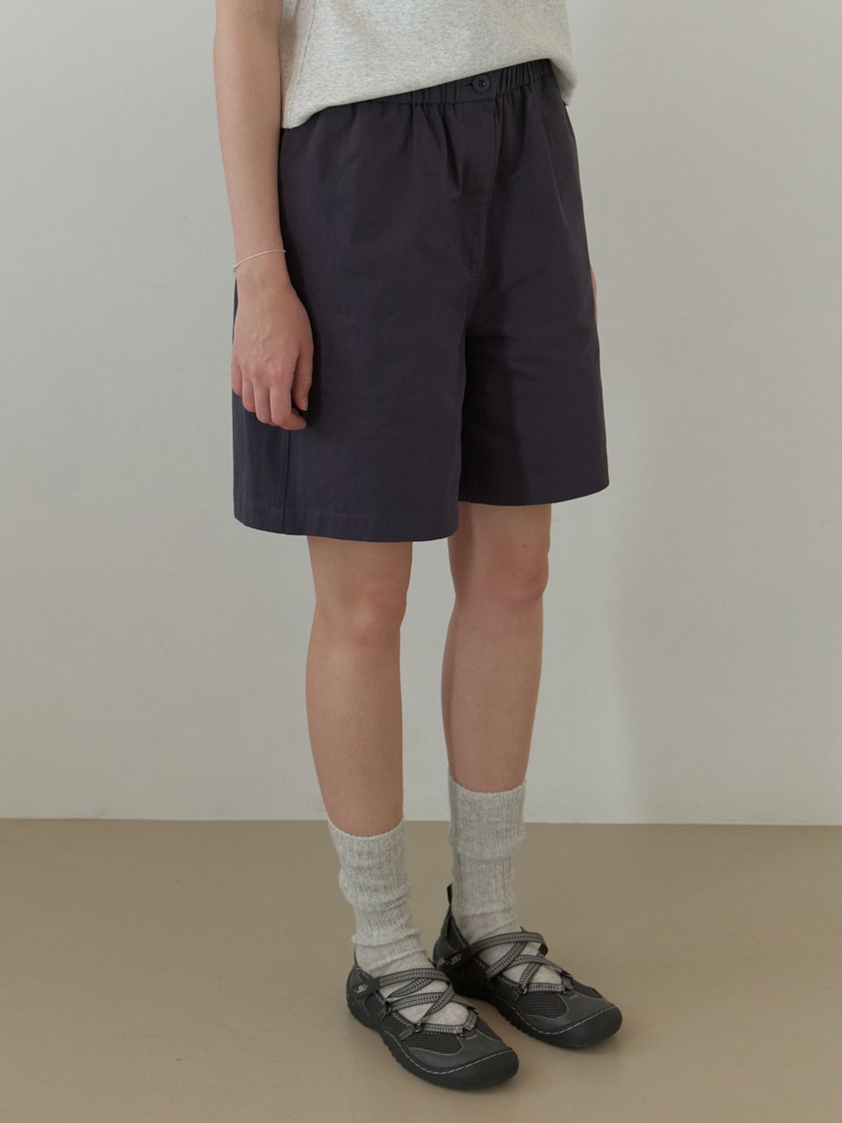 더미튼(THEMITTEN) Snore bermuda shorts (vintage navy)