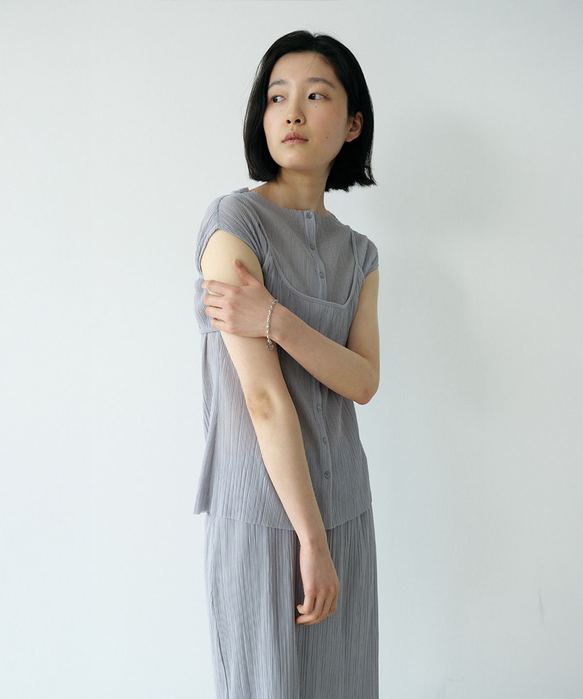 로우타이드(LOW TIDE) OVAL CHAIN BRACELET [SILVER]