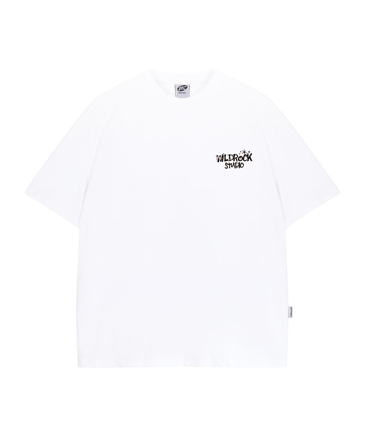 와일드락(WILDROCK) Street Mini Logo 쿨코튼 오버핏 반팔 티셔츠