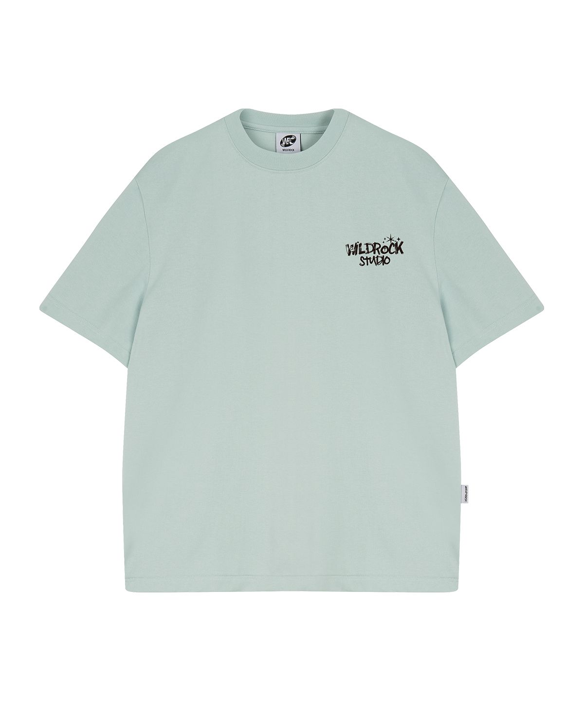 와일드락(WILDROCK) Street Mini Logo 쿨코튼 오버핏 반팔 티셔츠