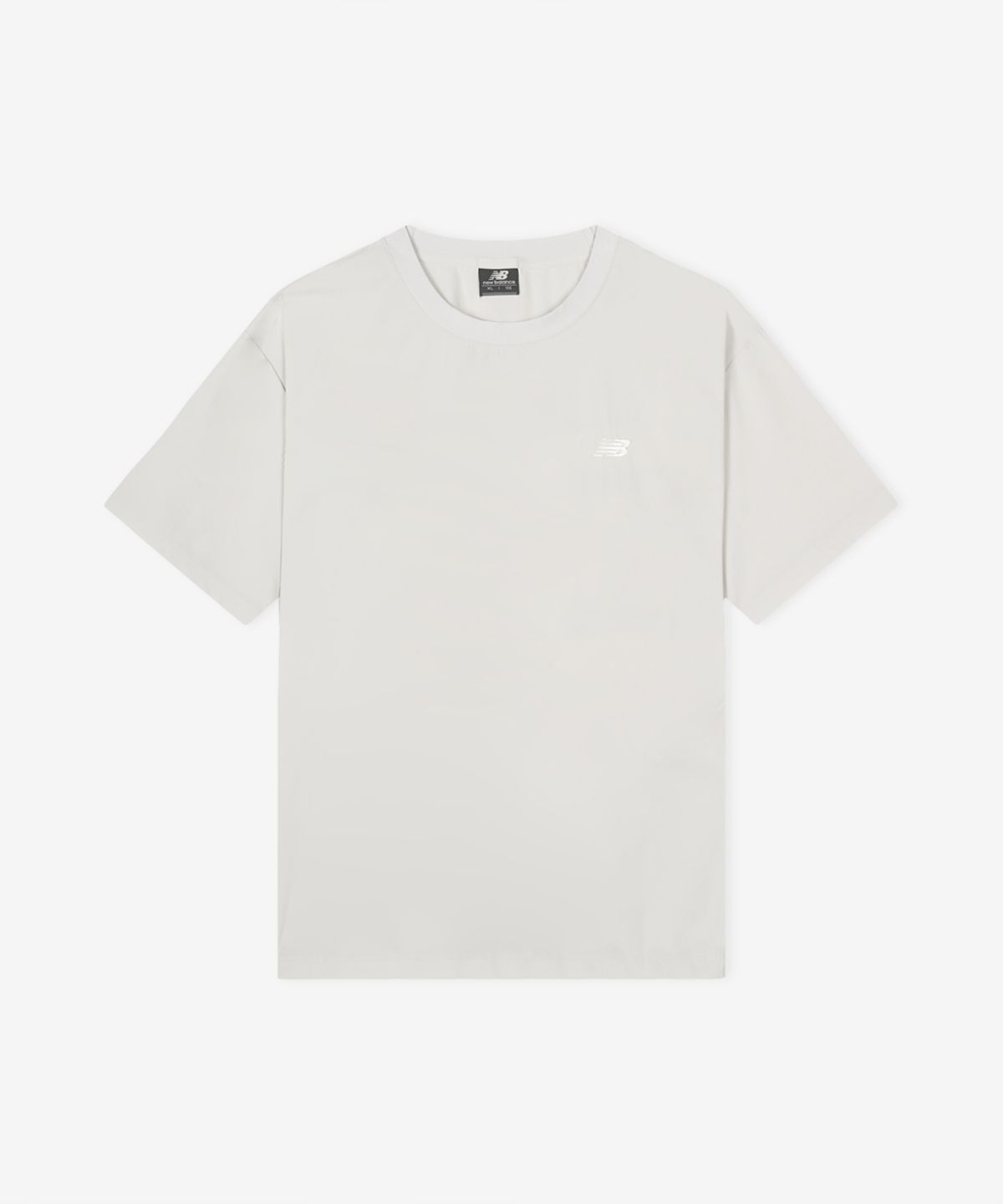 뉴발란스(NEW BALANCE) NBNEG31623 / UNI FROZEN ESSENTIAL 우븐 반팔티 (LIGTH GRAY)