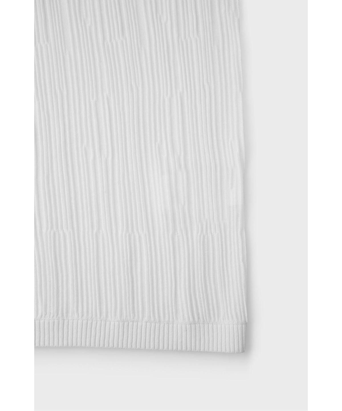 이로(IRO) PLEATS 플리츠 반팔 라운드 스웨터 IQWAM26705WHX