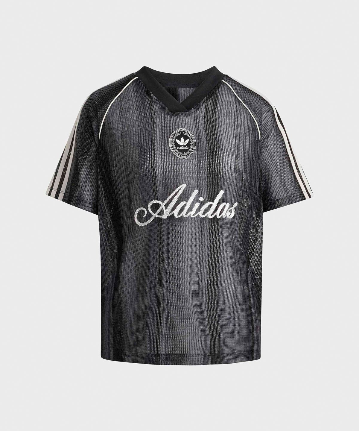 아디다스(ADIDAS) 서머 글로우 니트 오버사이즈 저지 - 블랙 / KY3163