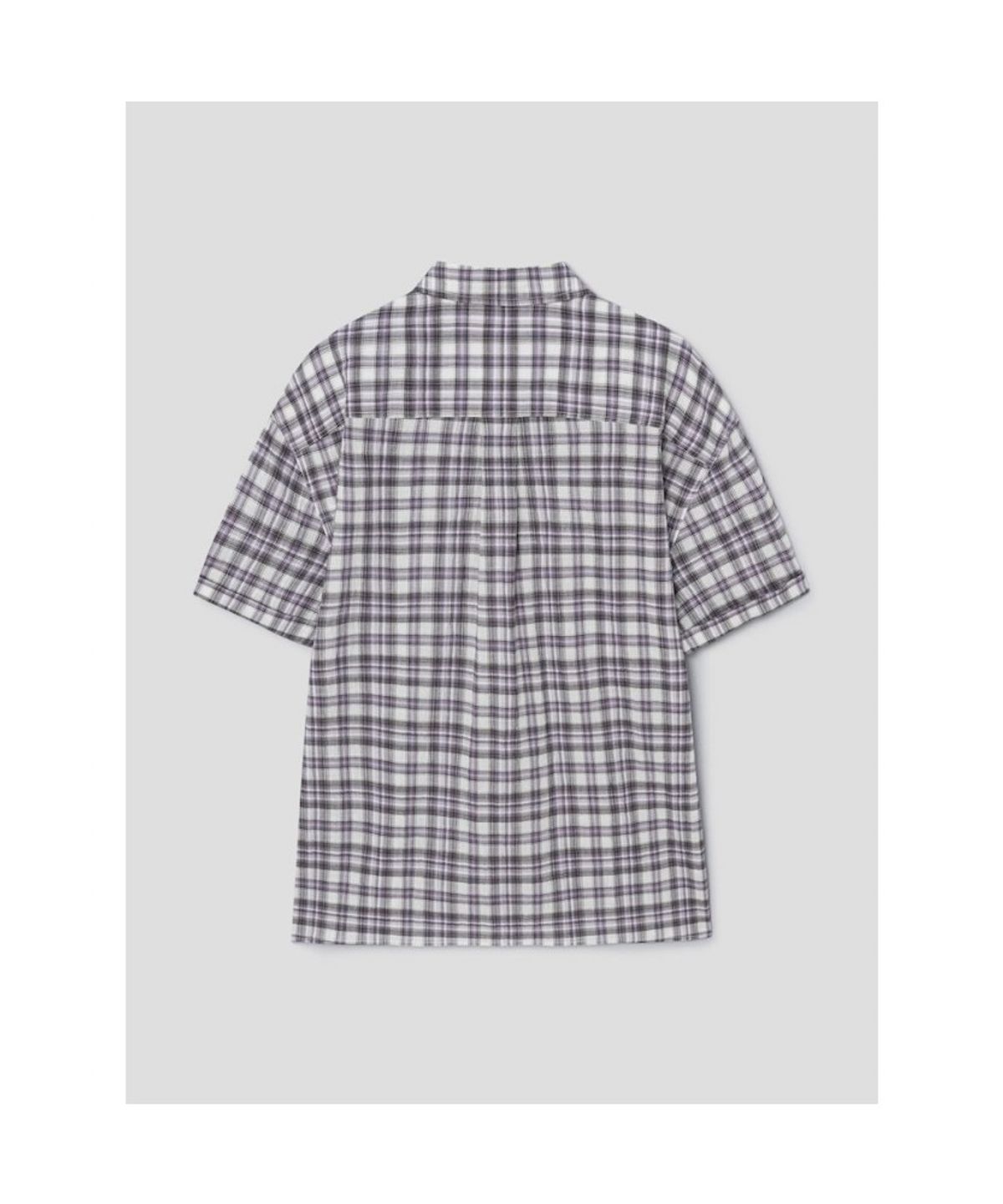 샌드 사운드(SAND SOUND) (UNISEX) 롤업 반소매 셔츠  라벤더