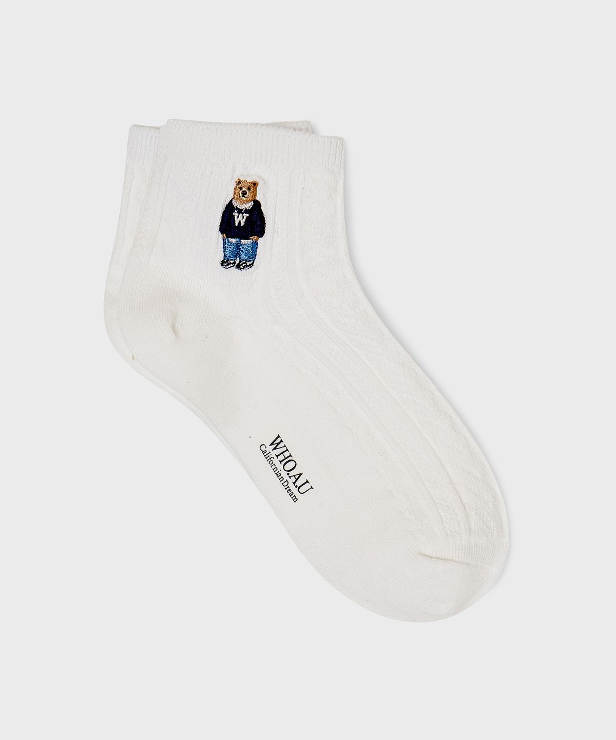 후아유(WHO.A.U) [3PACK]Steve Ankle Socks / WHAYG2512A