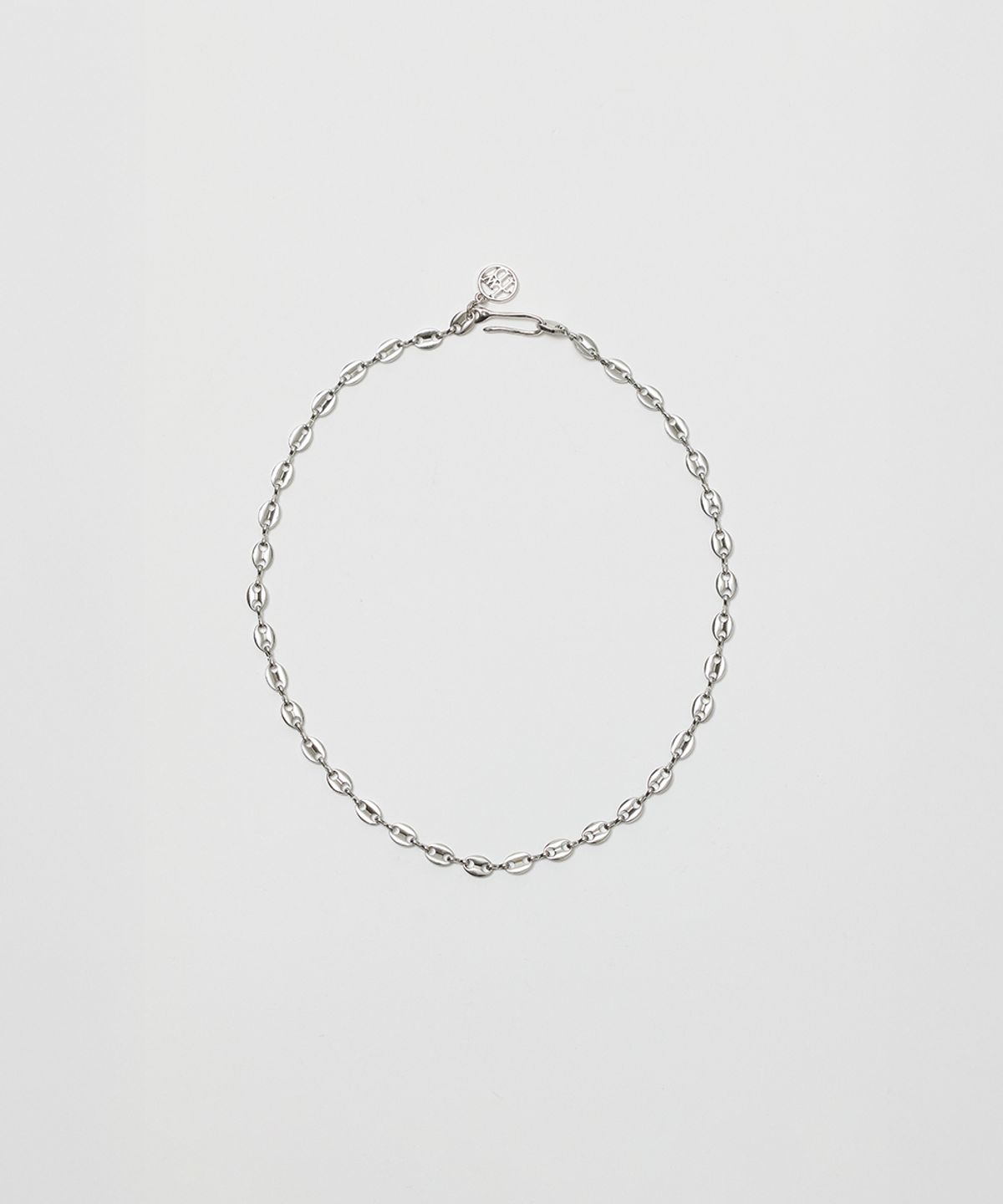 로우타이드(LOW TIDE) OVAL CHAIN NECKLACE [SILVER]
