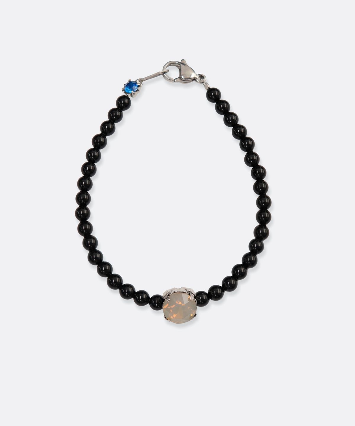 봉보(BONBEAU) Bold crystal pearl Bracelet 스와로브스키 크리스탈 큐빅 진주 비즈 팔찌 4mm