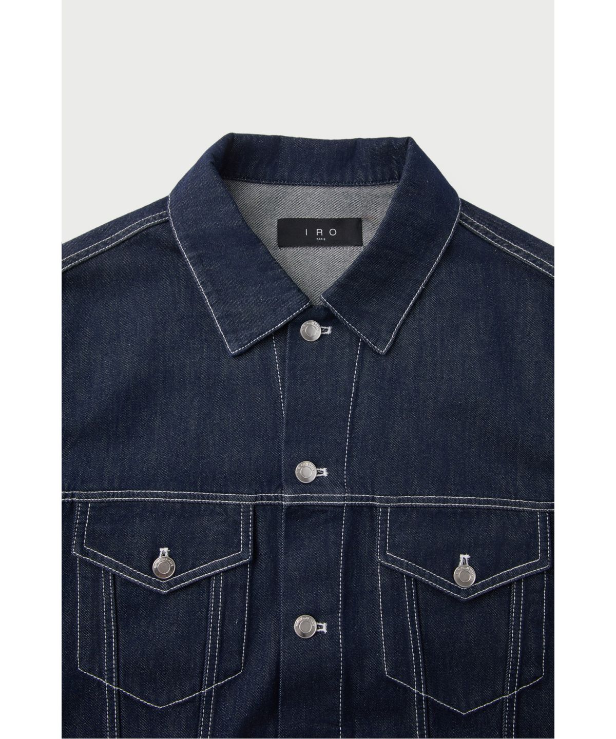 이로(IRO) JYAM 데님 트러커 자켓 IRJAS26005BUX