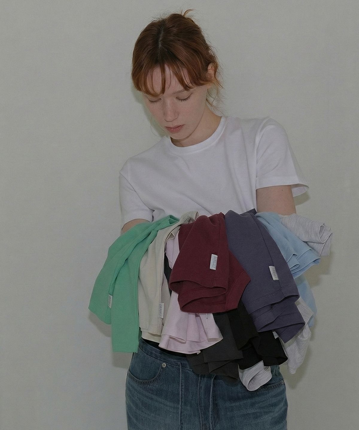 108파운드(108POUND) [2 PACK] Base Crop Tee_12colors