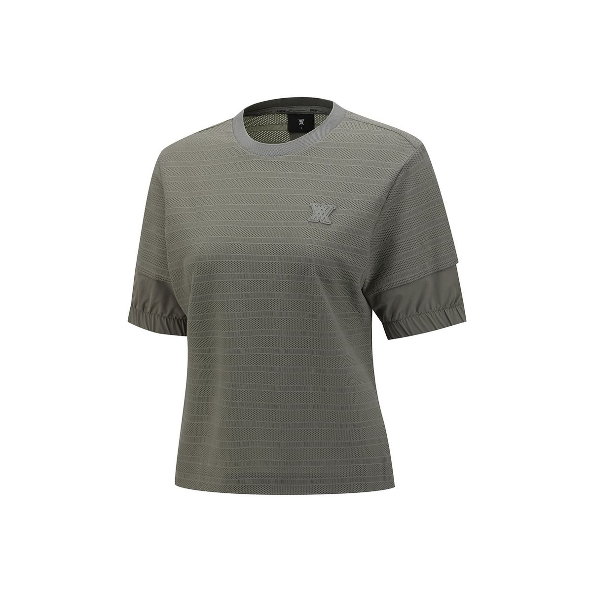 어뉴골프(ANEW GOLF) WOMEN VOLUME ROUND T-SHIRT_KH