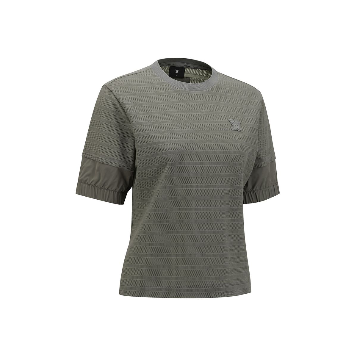 어뉴골프(ANEW GOLF) WOMEN VOLUME ROUND T-SHIRT_KH