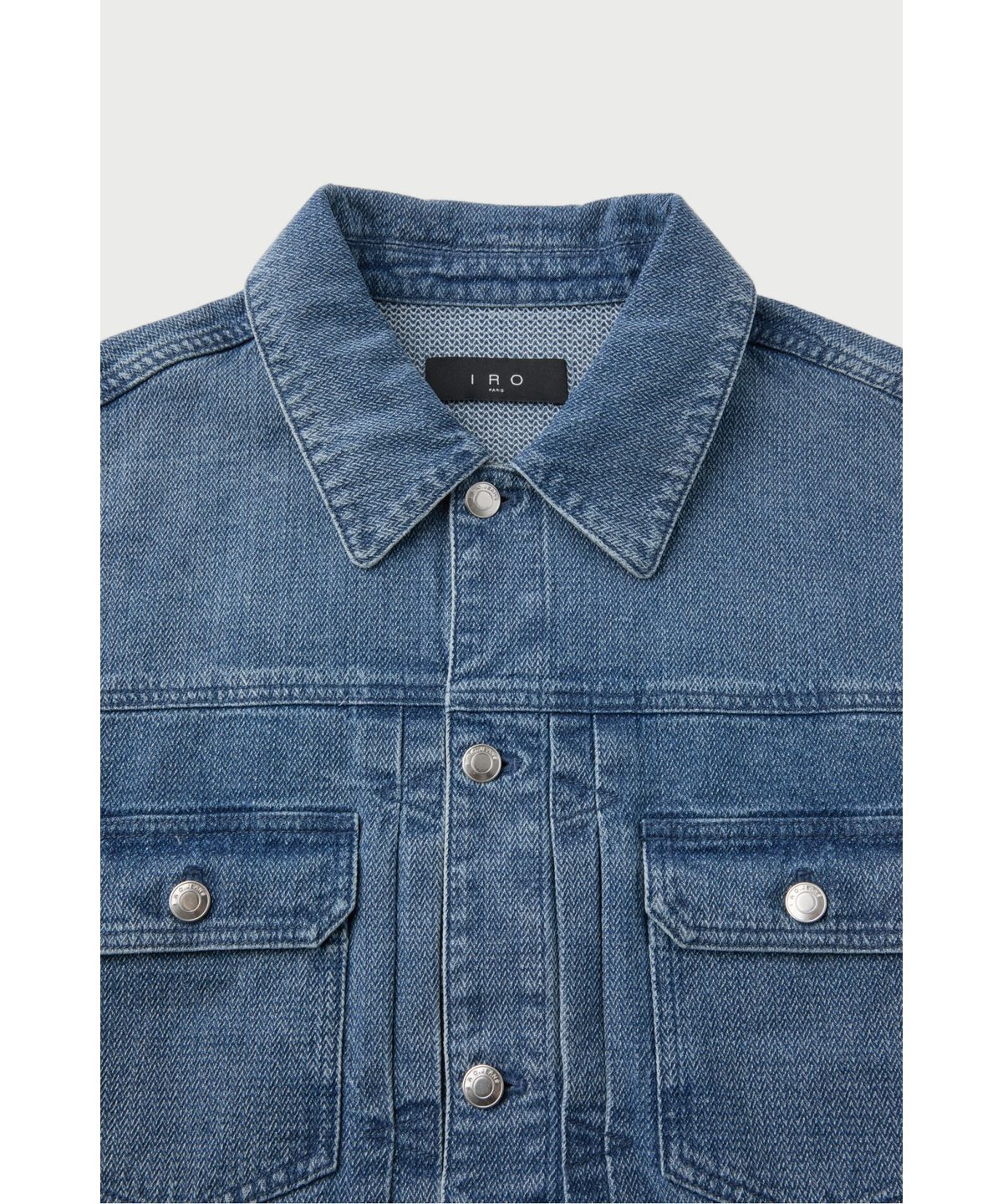 이로(IRO) CASSINE 워시드 데님 트러커 자켓 IRJAS26007BUX