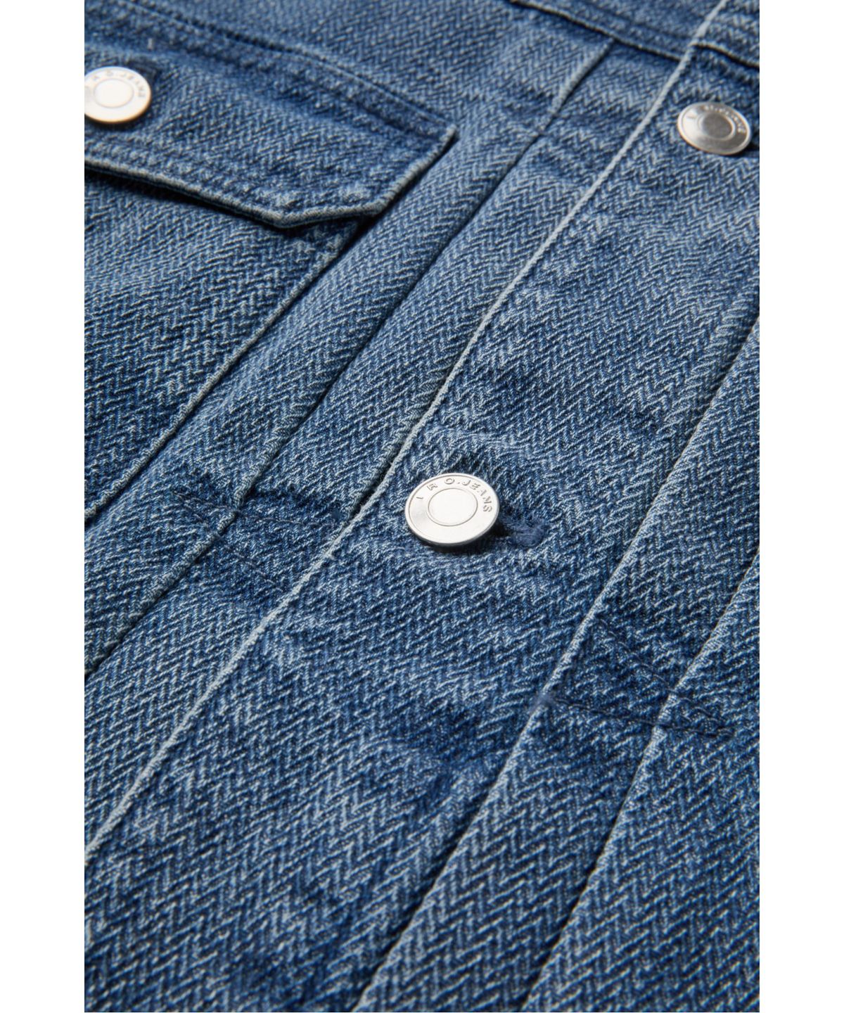 이로(IRO) CASSINE 워시드 데님 트러커 자켓 IRJAS26007BUX
