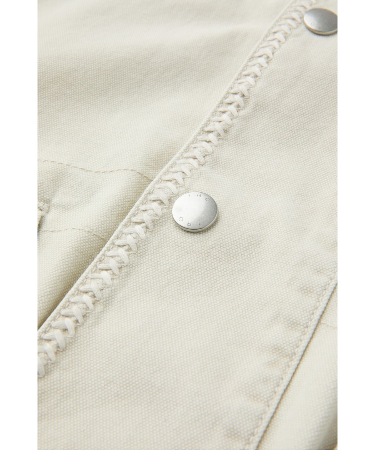 이로(IRO) ELEFIE 레더 칼라 워크 블루종 IRJAS26008BEX