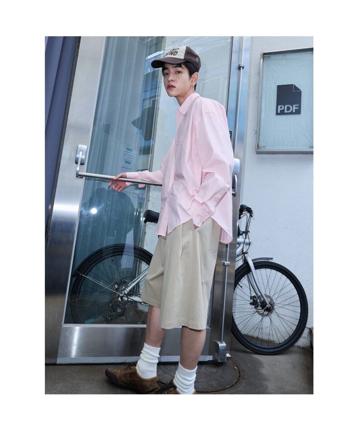 샌드 사운드(SAND SOUND) (UNISEX) 버뮤다 슬렉스 팬츠  베이지