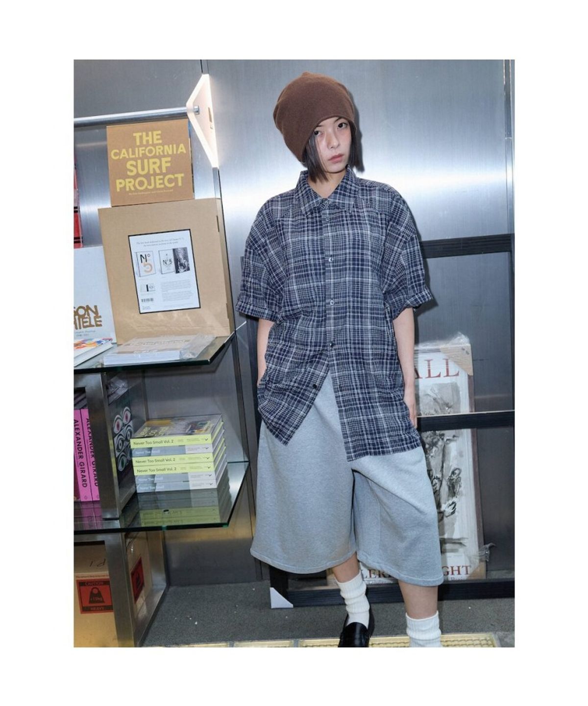 샌드 사운드(SAND SOUND) (UNISEX) 스웻  버뮤다 숏츠  그레이