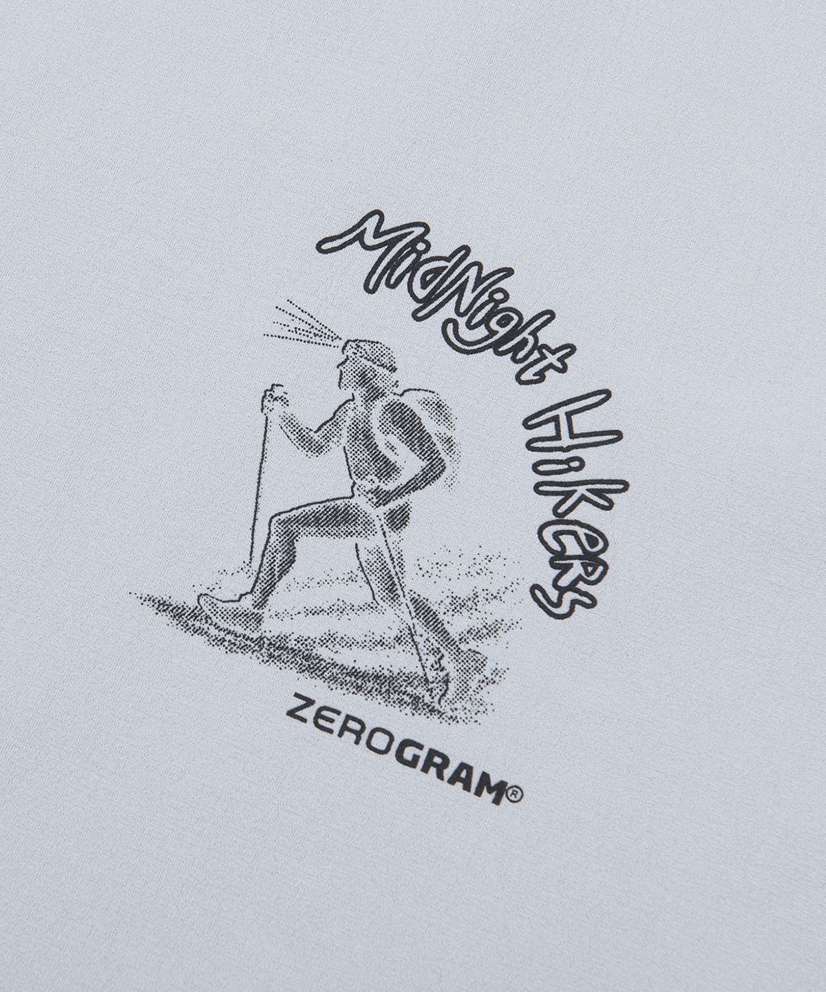제로그램(ZEROGRAM) NIGHT HIKER Espol 스몰 그래픽 반팔 티셔츠