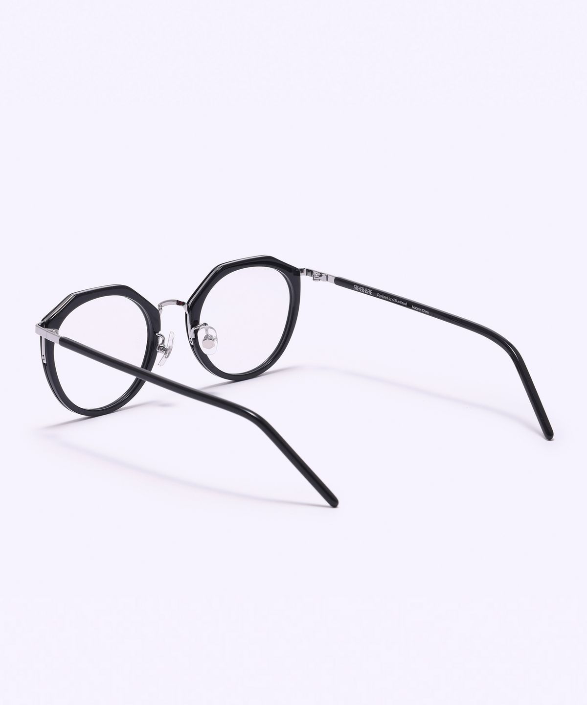 알로아이웨어(ALO EYEWEAR) [SILVERBITE] SBG9603 0911G 마가렛 솔텍스 블랙 안경테 블루라이트 렌즈 선택