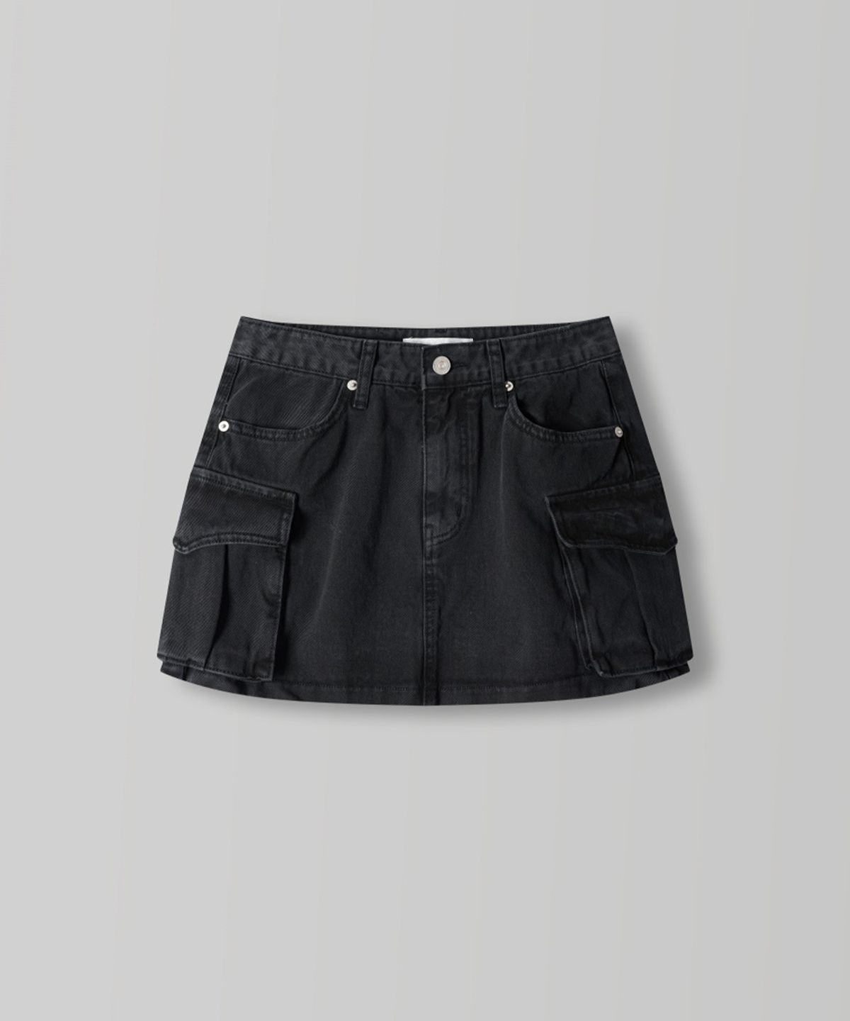 108파운드(108POUND) Pigment Cargo Skirt_Navy