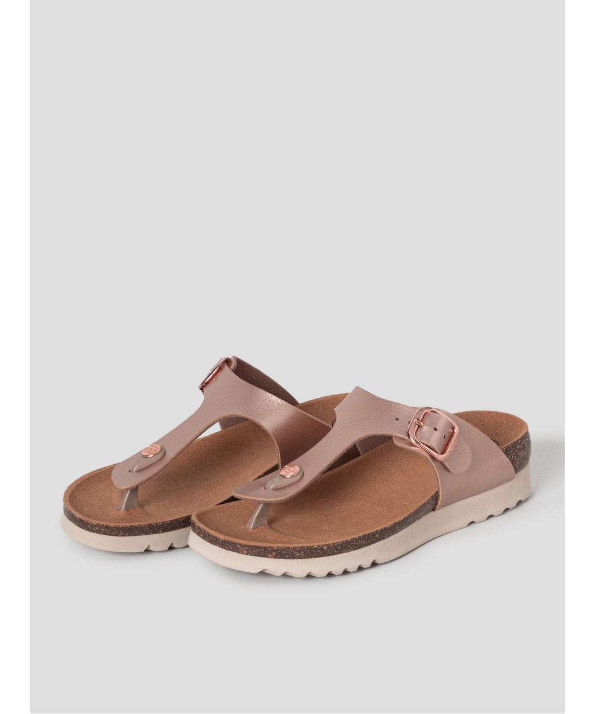 숄(SCHOLL) (WOMEN) 플립플랍 코르크 샌들 - 핑크 (HH64K2C31X)